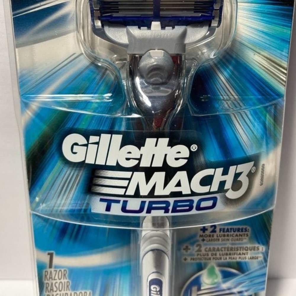 Gillette Mach 3 Turbo Men's Razor - Picture 3 of 16